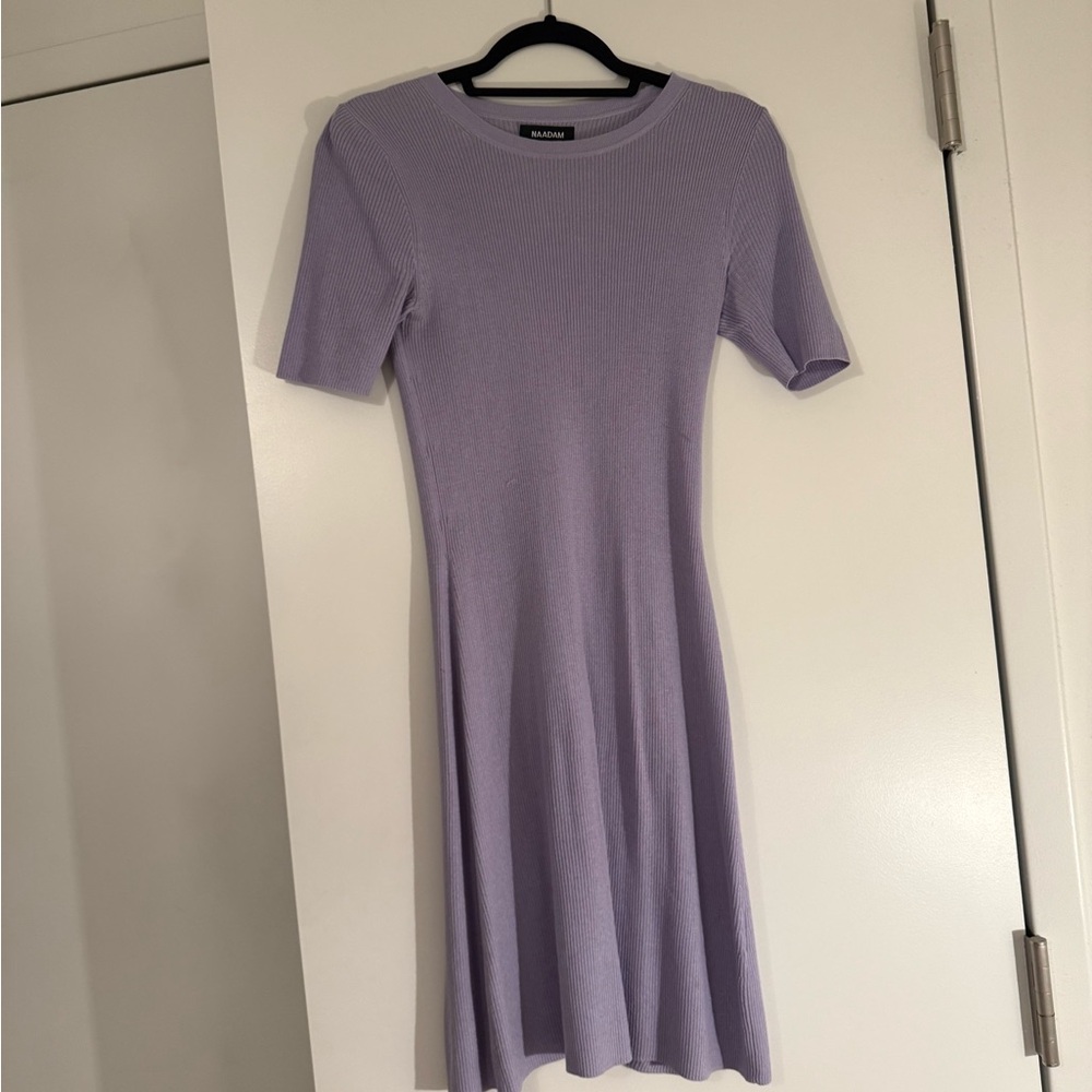NAADAM Lavender Mini Dress